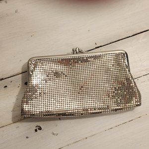 Vintage 1950s Whitiing and Davis Mesh Clutch